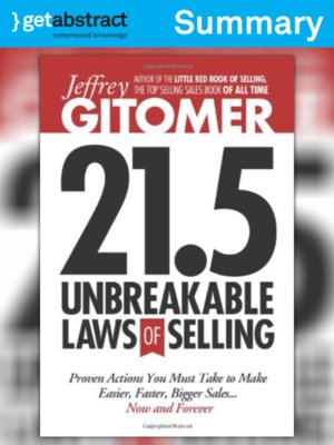 cover image of 21.5 Unbreakable Laws of Selling (Summary)